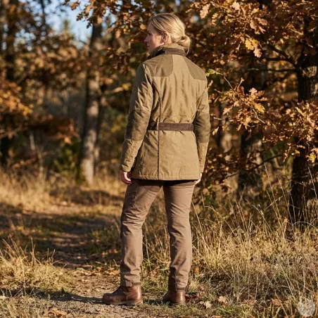 Veste chasse Cevrus femme 2 poches imperméable polyester XS à 2XL