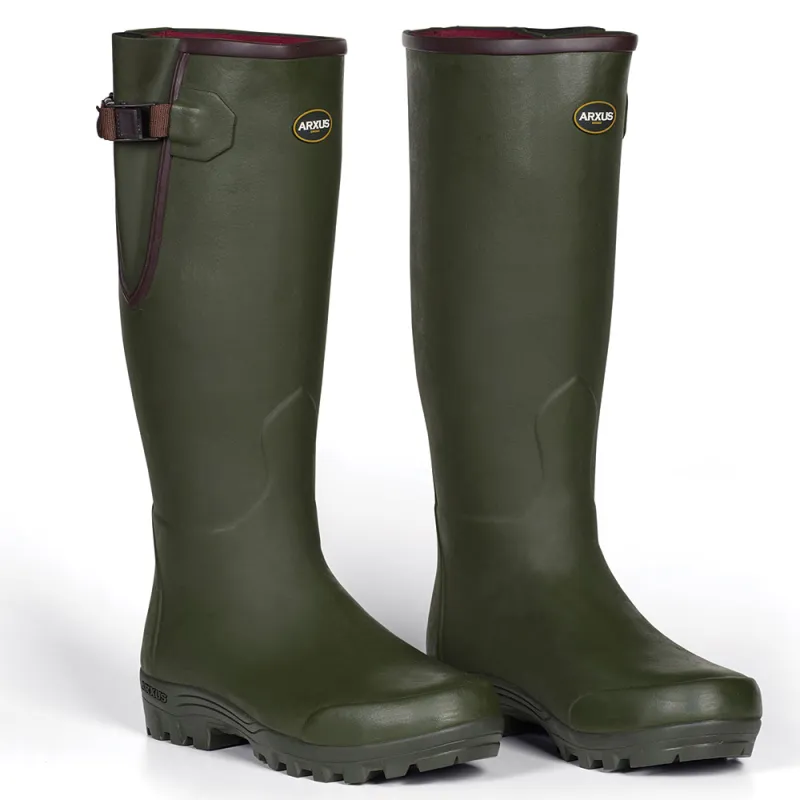 Bottes Pioneer Nord Hunting Green isolation caoutchouc