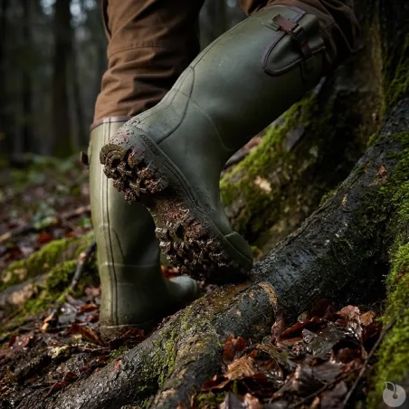 Bottes Pioneer Nord Hunting Green isolation caoutchouc 40 à 46