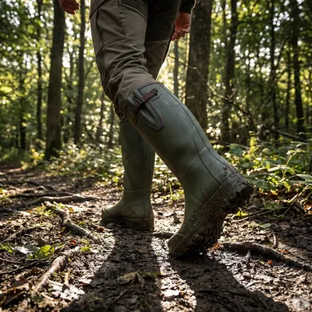 Bottes Pioneer Nord Hunting Green isolation caoutchouc 40 à 46