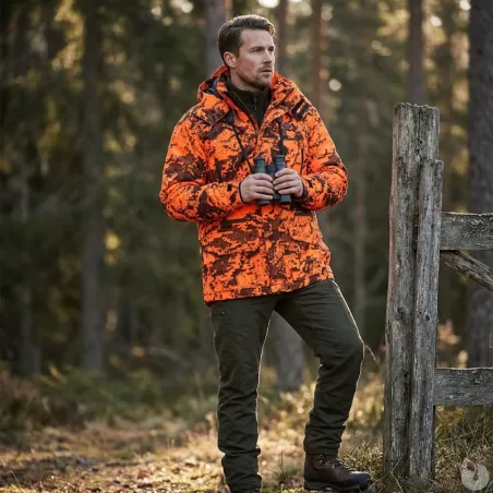 Veste Ridge isolante polyester camo orange S à 5XL