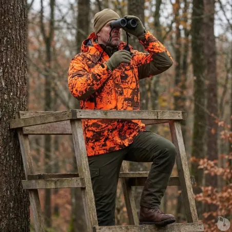 Veste Ridge isolante polyester camo orange S à 5XL
