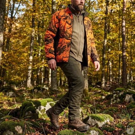 Veste Ridge isolante polyester camo orange S à 5XL