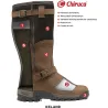 Bottes chasse cuir marron fourrée Iceland Gore-Tex + sac