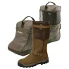 Bottes chasse cuir marron fourrée Iceland Gore-Tex + sac