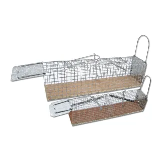 Piège cage à rat 1 entée 235 x 80 x 100 mm