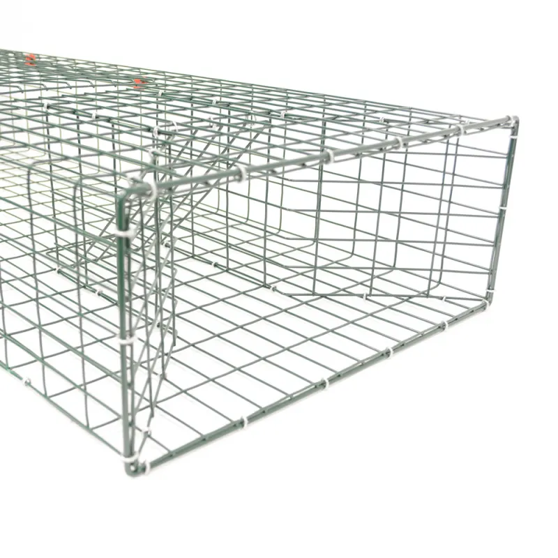 Lots de 5 nasses à rats musqués 2 entrées 100 X16 X 34 cm