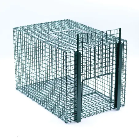 Piège à pie grillage soudé galvanisé individuel 21x31x21cm