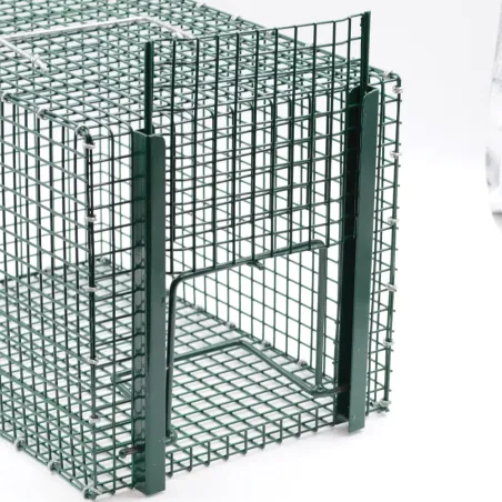 Piège à pie grillage soudé galvanisé individuel 21x31x21cm