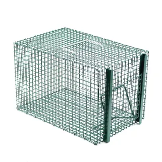Piège à pie grillage soudé galvanisé individuel 21x31x21cm