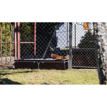 Piège boite à fauve bois 2 entrées ouverture 119x19x24