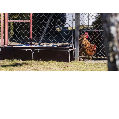 Piège boite à fauve bois 2 entrées ouverture 119x19x24