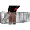 Cage-piège Hardy 3 ressorts trappe 60° 120x34x42cm