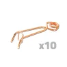 Lot de 10 pièges à taupe de type Putange en acier cuivré pas cher
