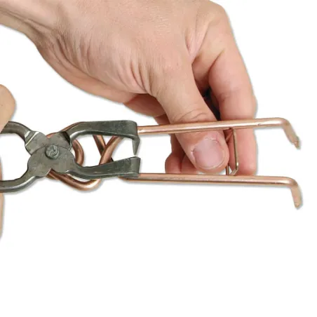 Lot de 10 pièges à taupe de type Putange en acier cuivré pas cher