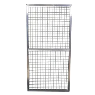 Panneau de volière aluminium 102x200 cm | Solide et durable