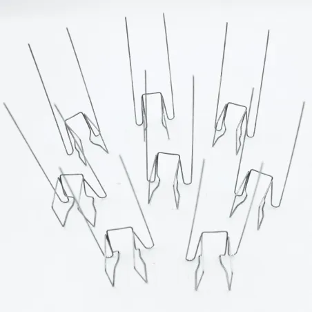 Pics anti-pigeon spécial gouttières acier galvanisé lot de 240