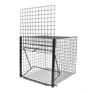 Lot de 3 Pièges à pie grillage soudé galvanisé individuel 21x31x21cm