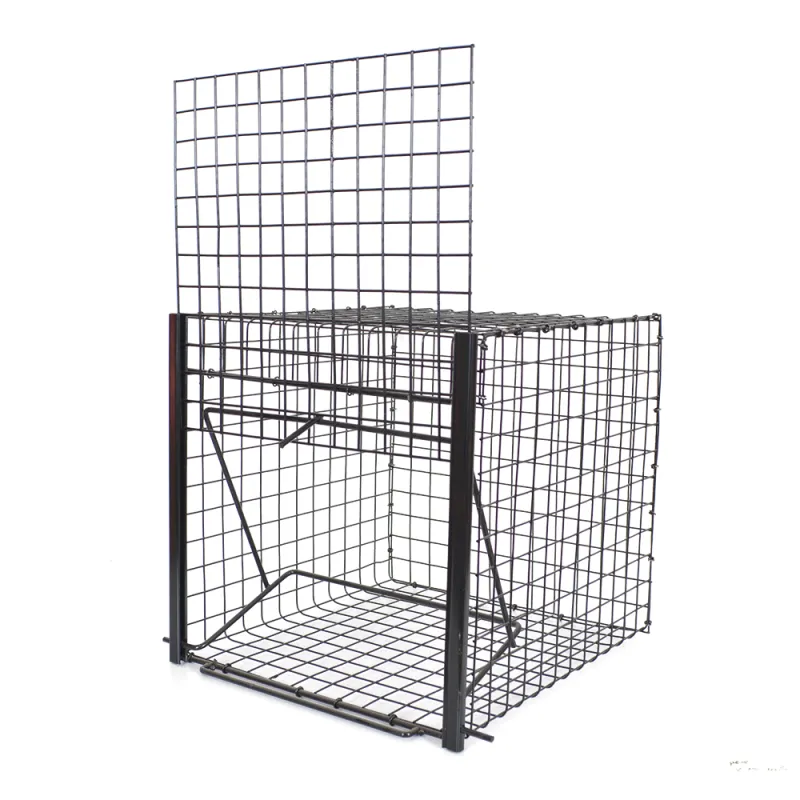 Lot de 3 Pièges à pie grillage soudé galvanisé individuel 21x31x21cm