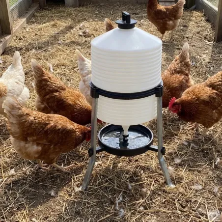 Abreuvoir volaille plastique sur pieds 30 L River Systems