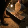 Mangeoire linéaire galvanisée moutons brebis chèvres
