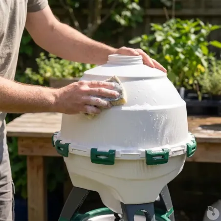 Abreuvoir sur pieds Olba Optimus plastique 25L réservoir démontable