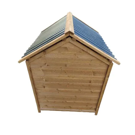 Niche chien en bois chalet taille L 83 x 87 x 101 cm
