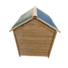 Niche chien en bois toit type chalet taille S 71 x 77 x 76 cm