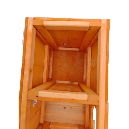 Lot de 3 Nichoirs chicane en bois