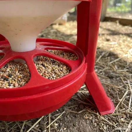 Mangeoire anti-gaspillage sur pieds 40L Gaun – Grande capacité