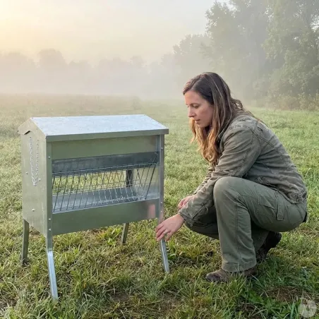 Râtelier mangeoire d'extérieur pour mouton et chèvre 1M
