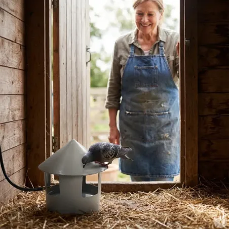 Abreuvoir automatique à grit pour pigeon Diam. 22