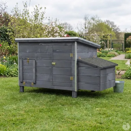 Poulailler Managua Stone bois et aluminium