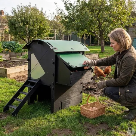Poulailler surélevé en plastique recyclé 5 à 9 poules