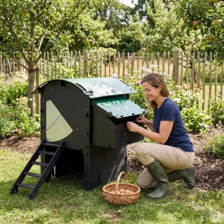 Poulailler surélevé en plastique recyclé 5 à 9 poules