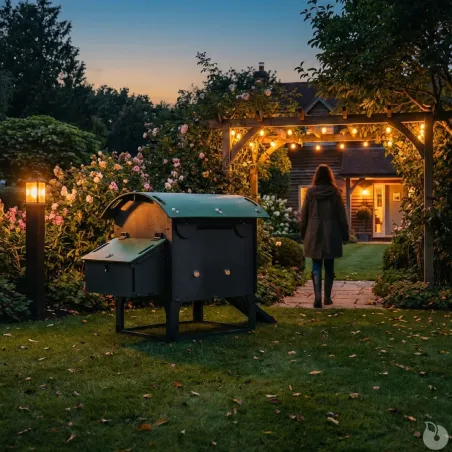 Poulailler sur pieds en plastique recyclé 5 à 9 poules