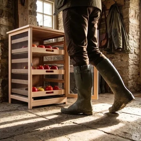 Garde-manger en bois 50 cm – Conservation fruits & légumes | Ducatillon