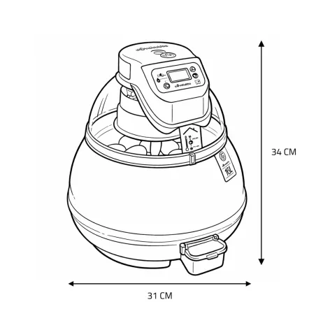 Couveuse automatique Novital Covatutto 16L Pro