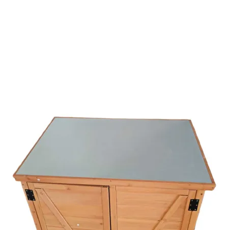 Abri de jardin bois Sambre 2 portes 85 x 52 x 174 cm