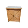 Abri de jardin bois Sambre 2 portes 80 x 45 x 93 cm