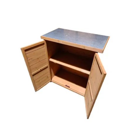 Abri de jardin bois Sambre 2 portes 80 x 45 x 93 cm