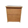 Abri de jardin bois Sambre 2 portes 80 x 45 x 93 cm