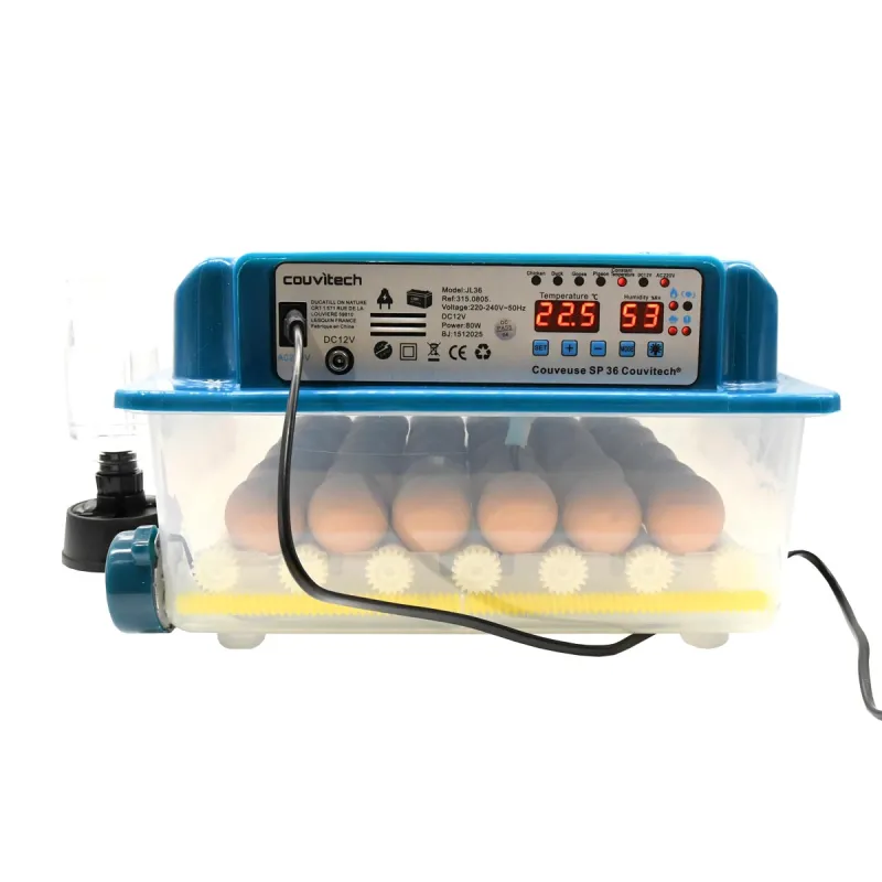 Couveuse automatique Couvitech SP-36 - capacité 36 oeufs