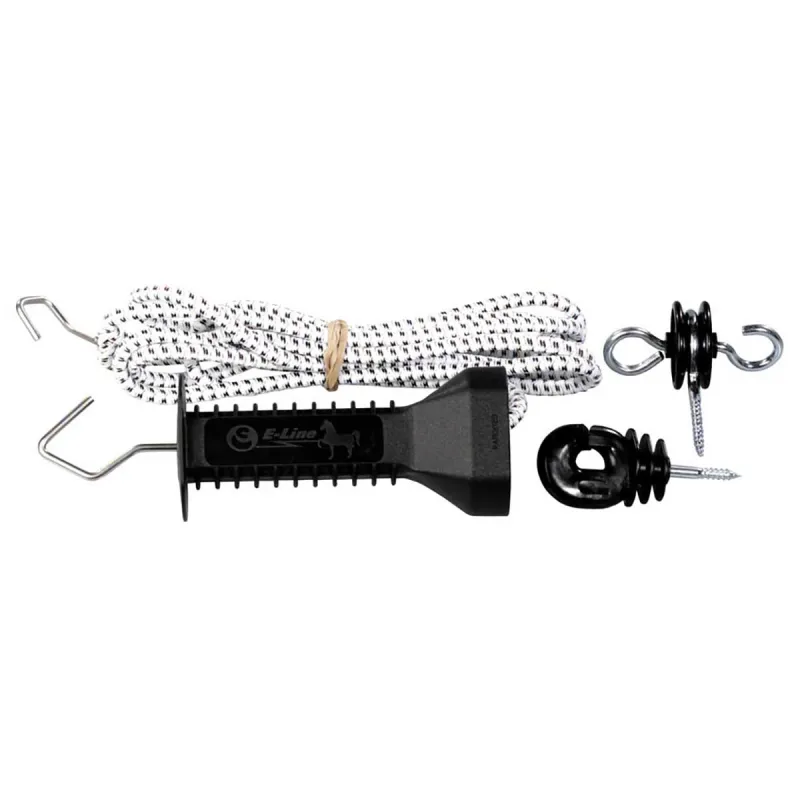 Poignée élastique et cordon électrifié. clôture électrique Long. max. 7 m.