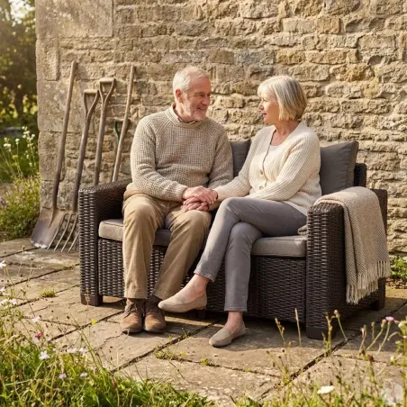 Canapé extérieur Keter California 2 places marron