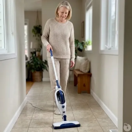 Balai vapeur 2-en-1 nettoyeur à vapeur 1300W