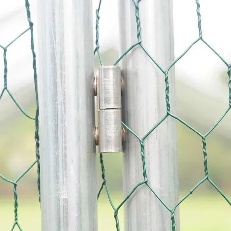 Enclos pour volailles 12m² - Structure galvanisée 4x3x2m