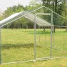 Enclos pour volailles 12m² - Structure galvanisée 4x3x2m