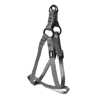 Harnais Réfléchissant Réglable en Nylon - Gris