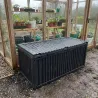 Coffre de rangement jardin 120 cm polypropylène
